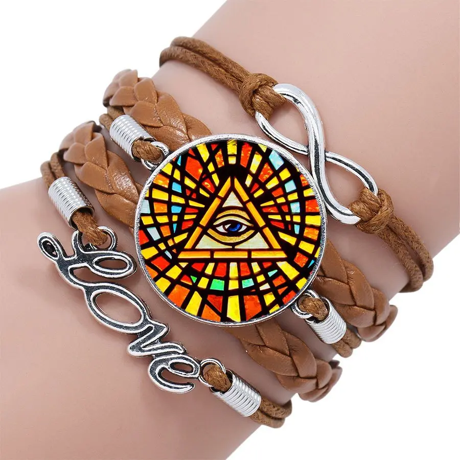 Масонский свободный масон вольный каменщик Illuminati эффектный Многослойный