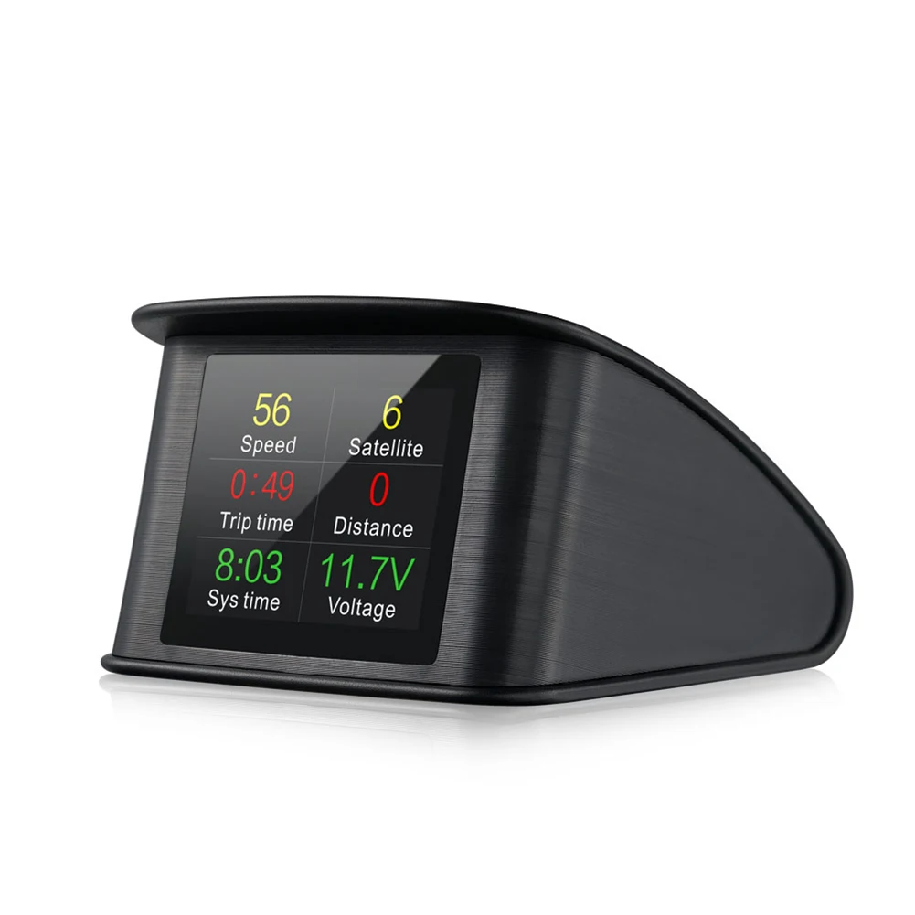 2019 T600 Автомобильный GPS HUD Дисплей с отображением превышения скорости сканер