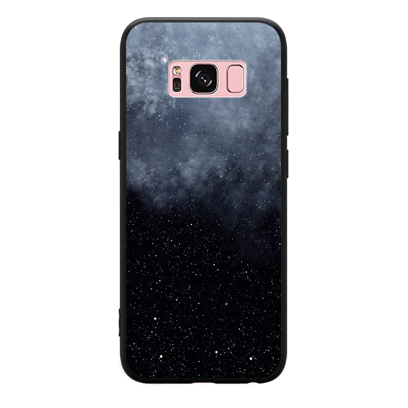 Fantastic nebula view Scenery Pattern For Samsung Galaxy S6 S7 Edge S8 S9 Plus Note 3 4 5 8 9 Hard Phone Case | Мобильные телефоны