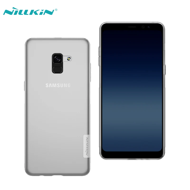 

Чехол NILLKIN для Samsung Galaxy A8 2018, Роскошные ультратонкие прозрачные мягкие силиконовые чехлы для телефонов Samsung A8 Plus 2018