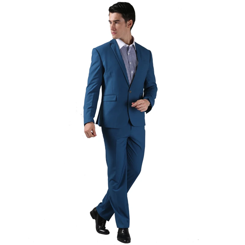 Комплект из 2 предметов (пиджак + брюки) однобортный смокинг свадебные костюмы