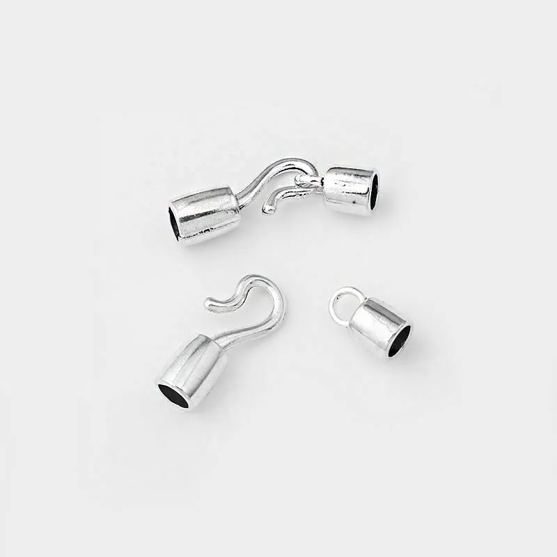 7 комплектов простой соединитель для шляп с застежкой-крючком круглого кожаного