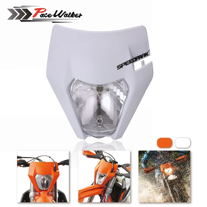 Мотоциклетная фара для мотокросса Supermotor налобный фонарь для 18 KTM Headligt EXC XCF SX F SMR Enduro Dirt Bike