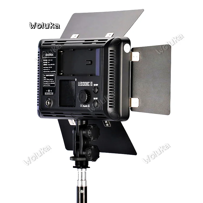Godox светодио дный 308C II 3300 К 5600 видео свет лампы + пульт дистанционного for камеры и