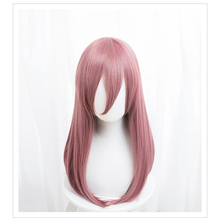 Темный красный длинный прямой парик для косплея gotoujian no Hanayome Miku Nakano синтетические