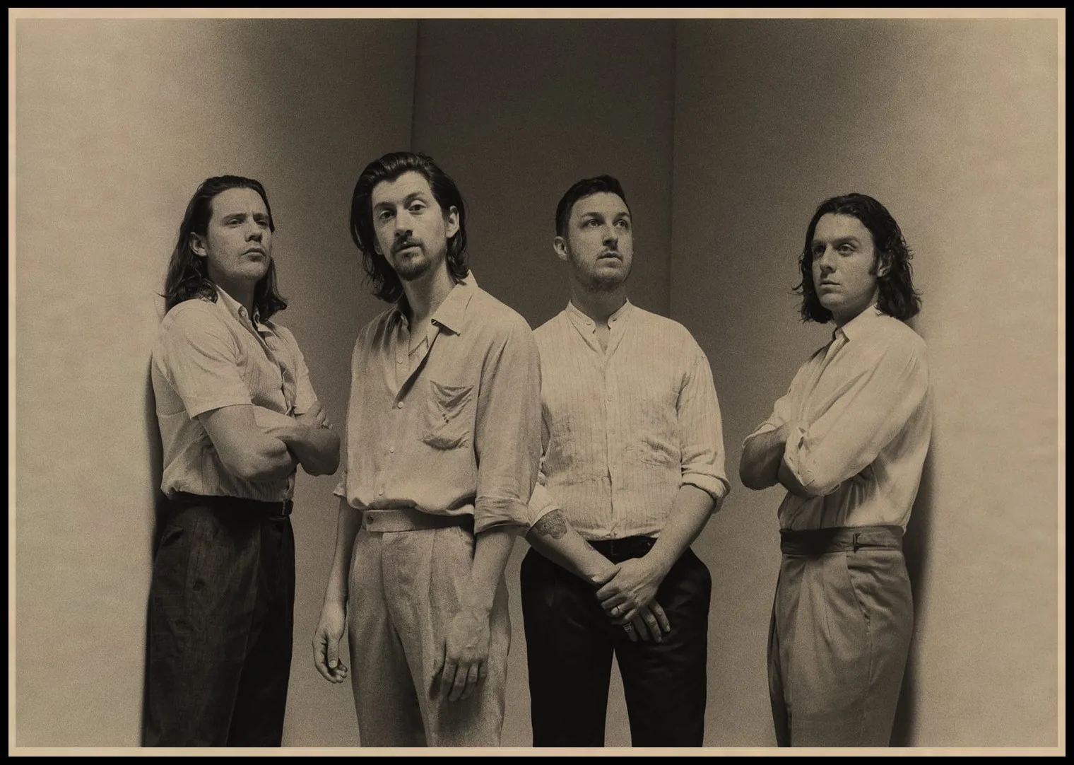 25 Группа Arctic Monkeys Music Class/rockers Arctic Monkeys ретро крафт-бумага плакат настенный домашний бар плакаты домашний Декор подарок 01 - Цвет: 25