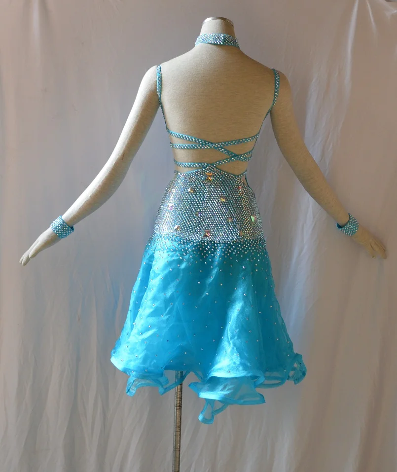 Женское танцевальное платье с бахромой для латинских танцев сальсы Танго самбы