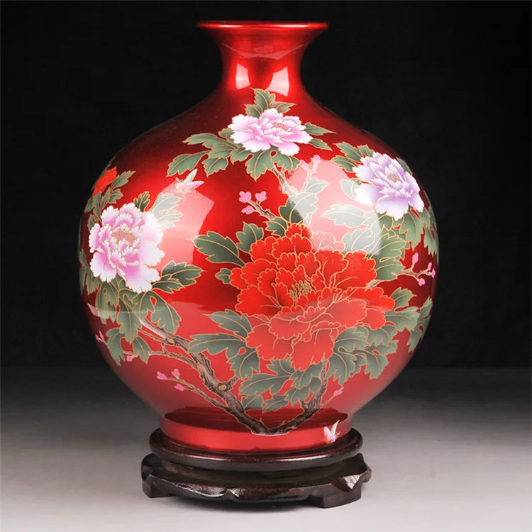 Фарфоровая ваза керамические украшения для дома комнатные Керамика вазы