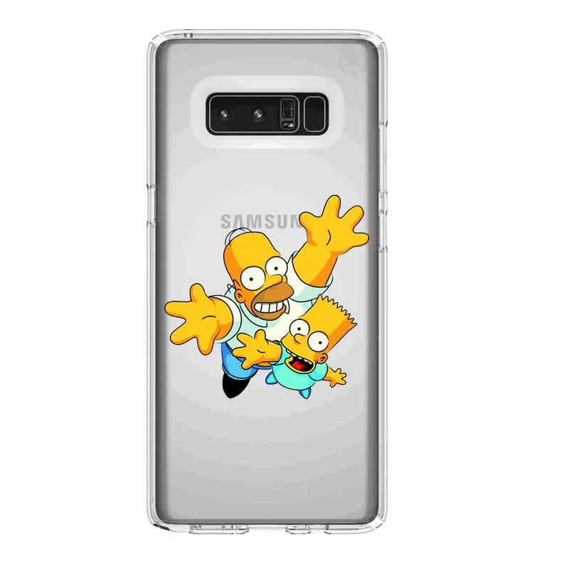 Симпсон ТПУ мягкий чехол для Samsung A30 A50 S10LITE S6 S9 S7 S8 S9PIUS S7EDGE 2018A8 A6 NOTE9 NOTE8 A8PIUS A6PIUS |