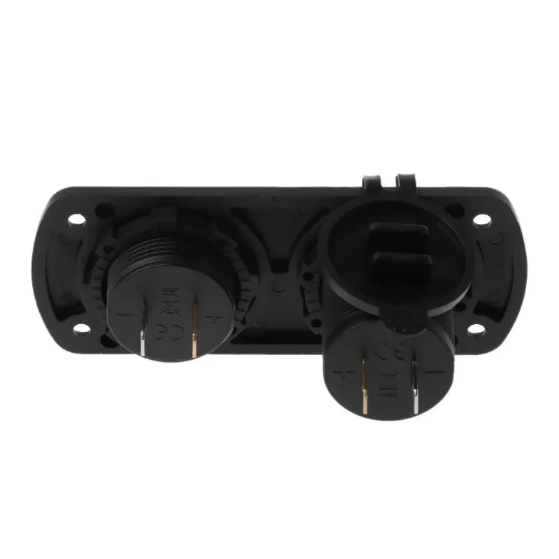 DC 12 V-24 V светодиодный цифровой вольтметр+ с двойным портом USB панель питания 2.1A Зарядное устройство с сенсорным переключателем для автомобиля морской катер