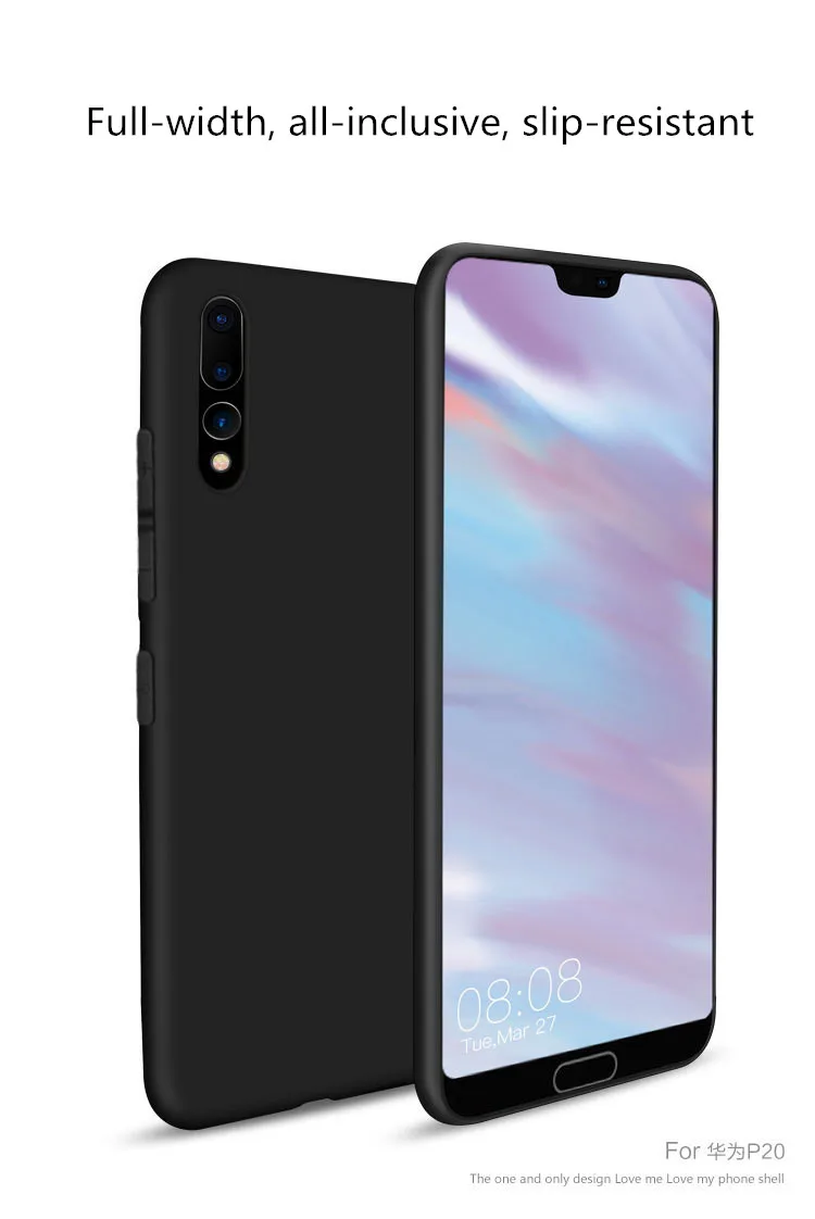 Для Huawei P20 Lite Pro Case амортизация Мягкие TPU Черный Защитная крышка Nova plus 2 я S Plus |