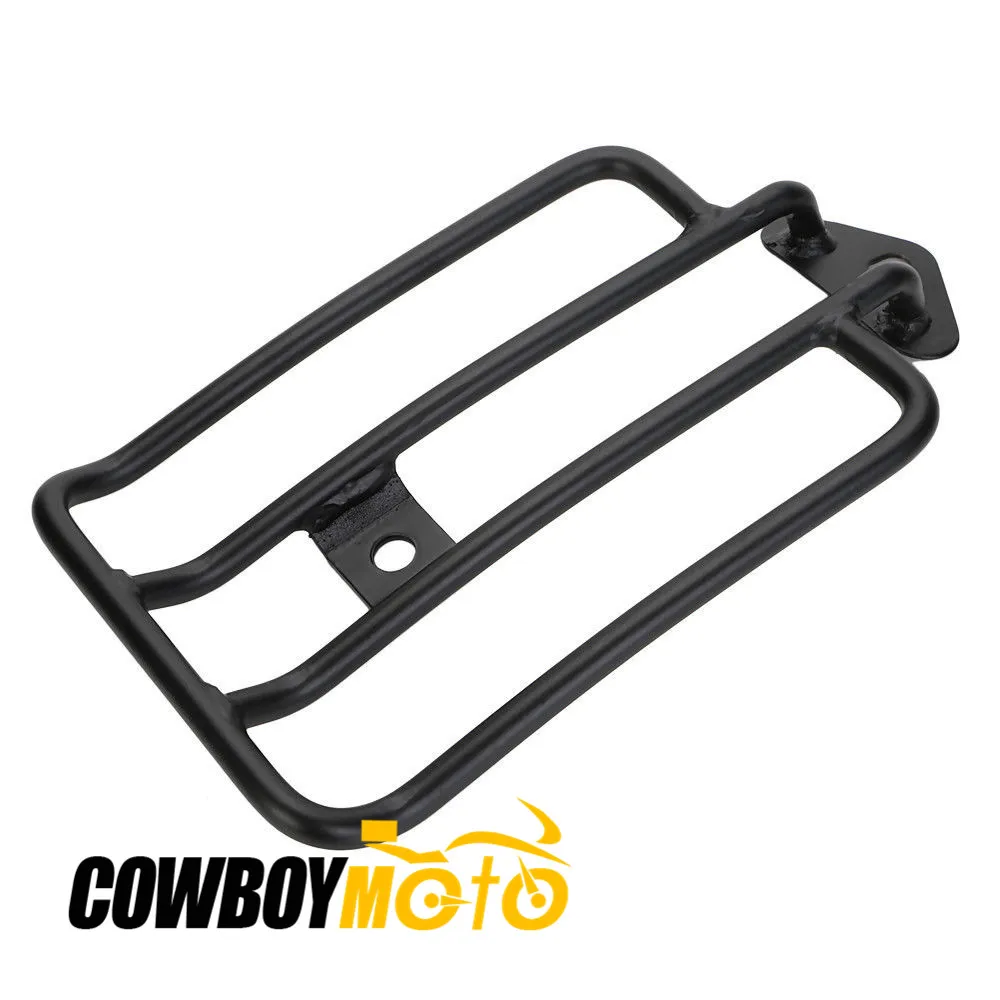 Черный мотоцикл Solo сиденье багажная стойка для Harley Sportster XL 883 1200 XL883 XL1200 2004-2019 2014 2013
