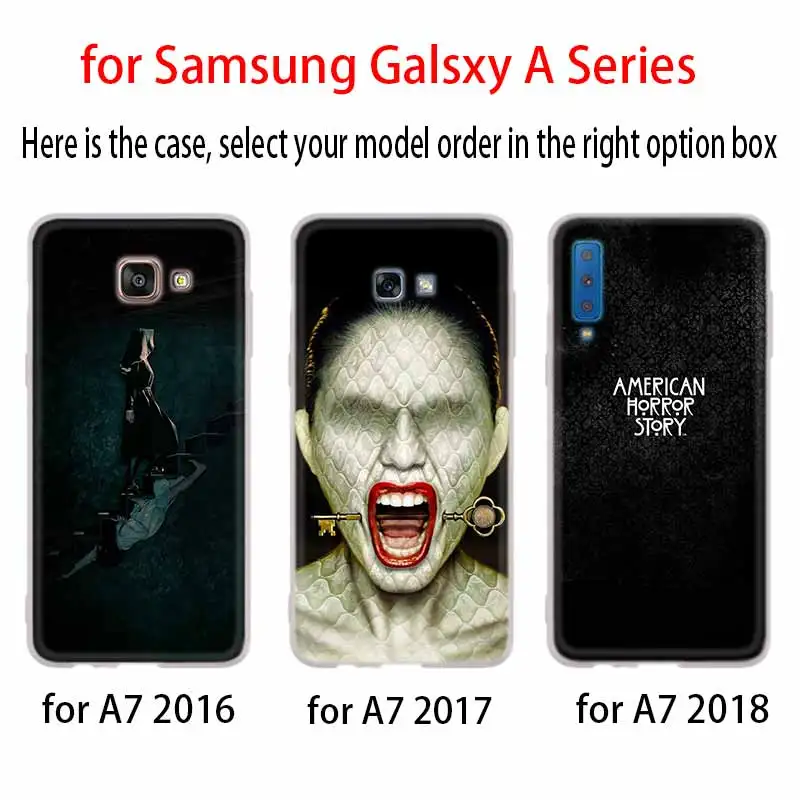 Американский страшный чехол для Samsung Galaxy A8 A6 Plus A9 A5 A3 A7 2018 2017 2016 A50 A30 A40 A70 A10 A2 CORE