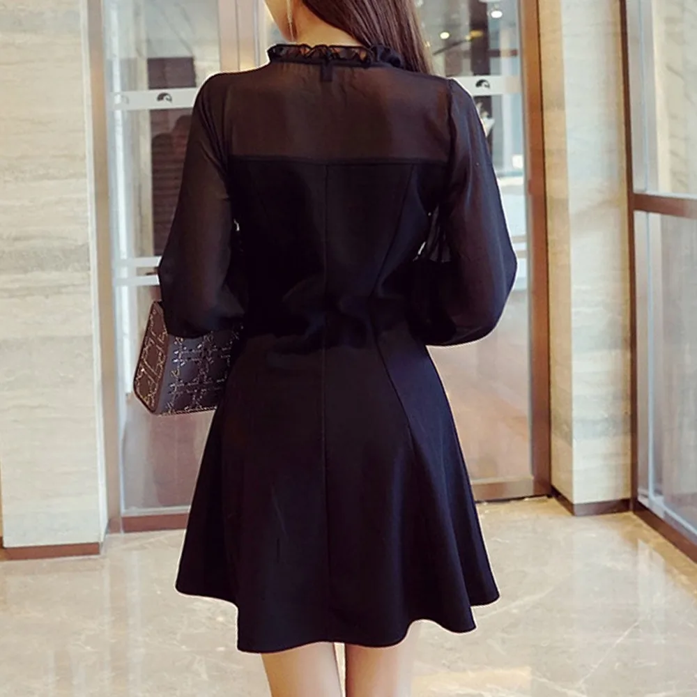 Для женщин модные черные Винтаж элегантные Офисные женские туфли в то же время