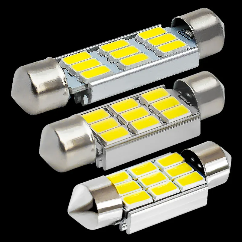 4 шт. автомобильные светодиодсветодиодный лампы для чтения 36 мм 39 42 C5W C10W 9 SMD 5630