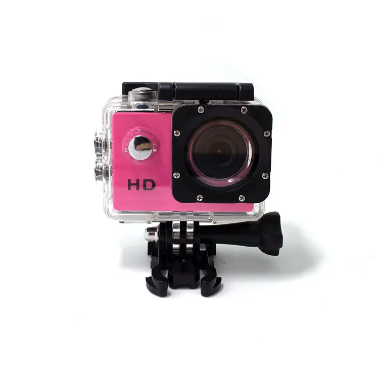 Red Оригинальная Спортивная камера HD 1080 P, 30 м, водонепроницаемая, 2,0 дюйма, экран, 4 K, Экшн-камера, запись воздушного движения, DV камера go extreme pro - Цвет: Red