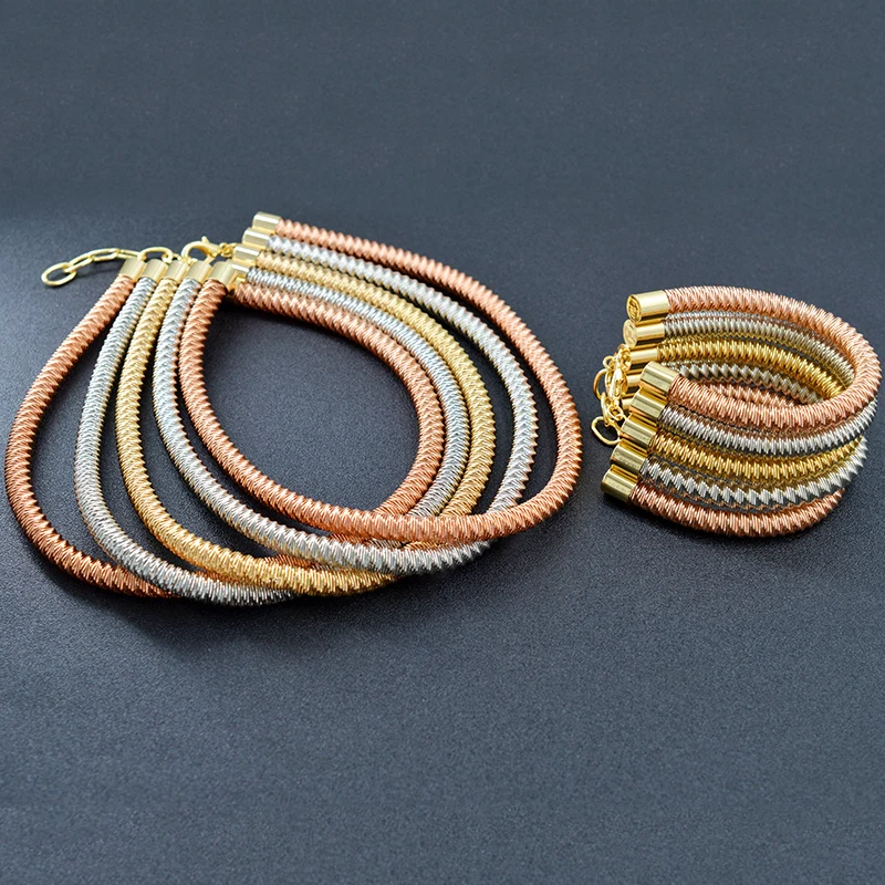 Солнечный ювелирные изделия 2021 Горячая Boho Воротник Ювелирные наборы ожерелье