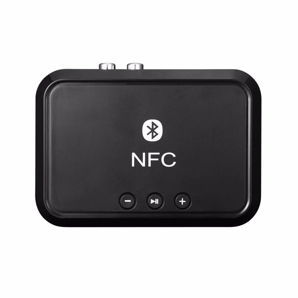 NFC беспроводной стерео Bluetooth аудио приемник портативный Bluetooth адаптер с поддержкой NFC 3,5 мм/RCA выход Музыка Звук автомобильный динамик
