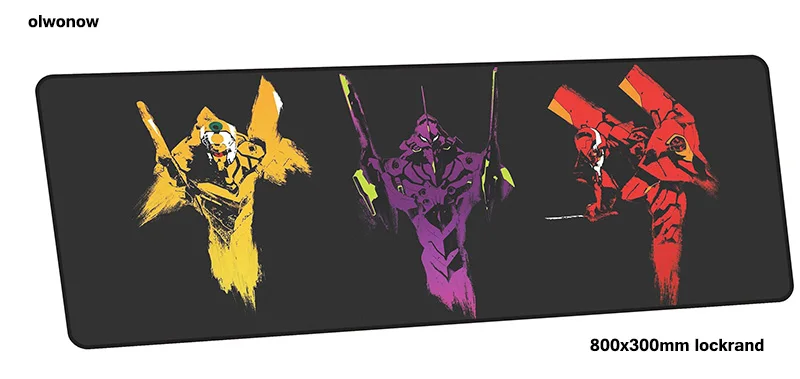 Коврик для мыши evangelion, Подарочный компьютерный геймерский коврик для мыши 800x300x2 мм, красивый коврик для мыши, эргономичный гаджет, офисный Настольный коврик