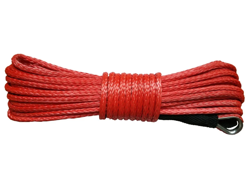 Синтетический трос/линия uhmwpe для лебедок 10 мм x 30 м 3/8 дюйма 100 автомобильные