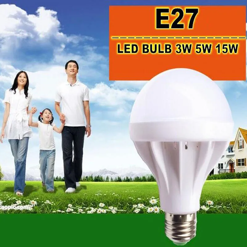 Светодиодные лампы E27 E14 B22 GU10 3 Вт 5 15 110 В 5730 SMD высокой яркости освещения Bombillas