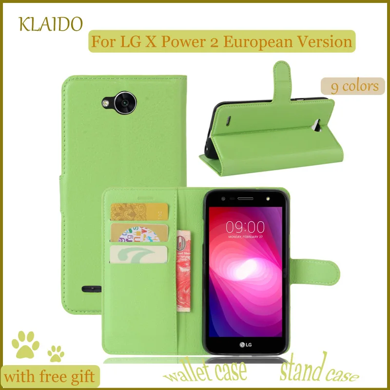 Klaido Высокое качество Роскошный кошелек кожаный чехол для телефона LG X power 2