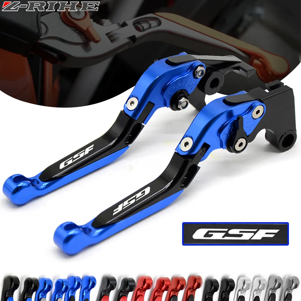 For SUZUKI GSF 1200 GSF1200 BANDIT 2001-2006 Clutch Brake With Logo Motorcycle CNC aluminum Adjustable Levers | Автомобили и