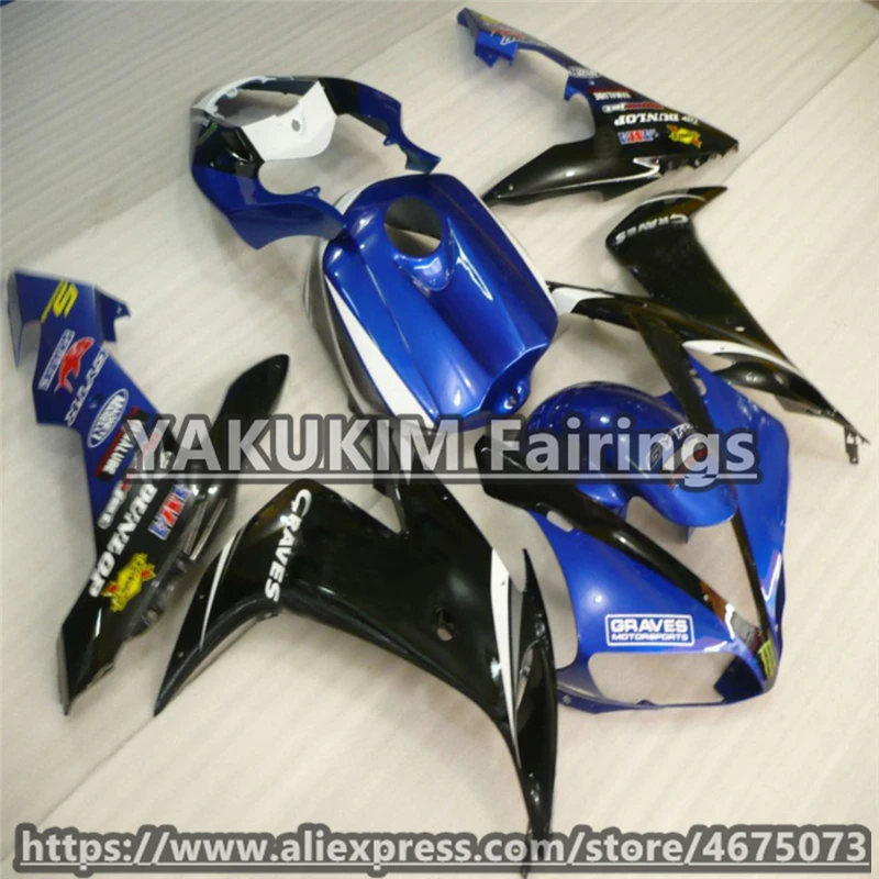 ABS инъекции Обтекатели для YAMAHA YZF R1 2004 2005 2006 YZFR1 YZF1000 Корпус мотоцикла