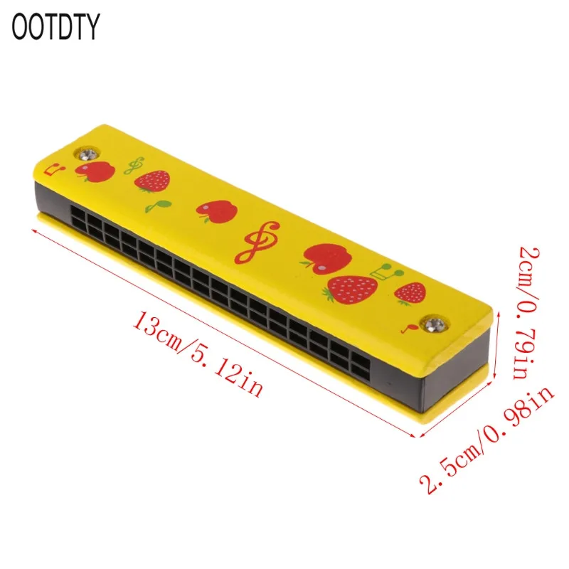 16 отверстий милая Губная гармошка детский духовой инструмент Музыкальная