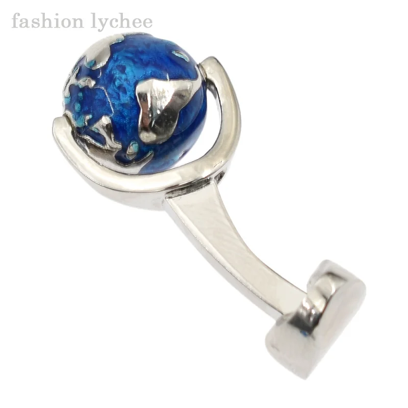 Модные запонки lychee с подвижными землями 1 пара мужские зажимы для манжет в