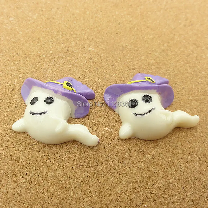 1 шт./лот резиновый привидение на Плоской Стороне для Хэллоуина с шляпой