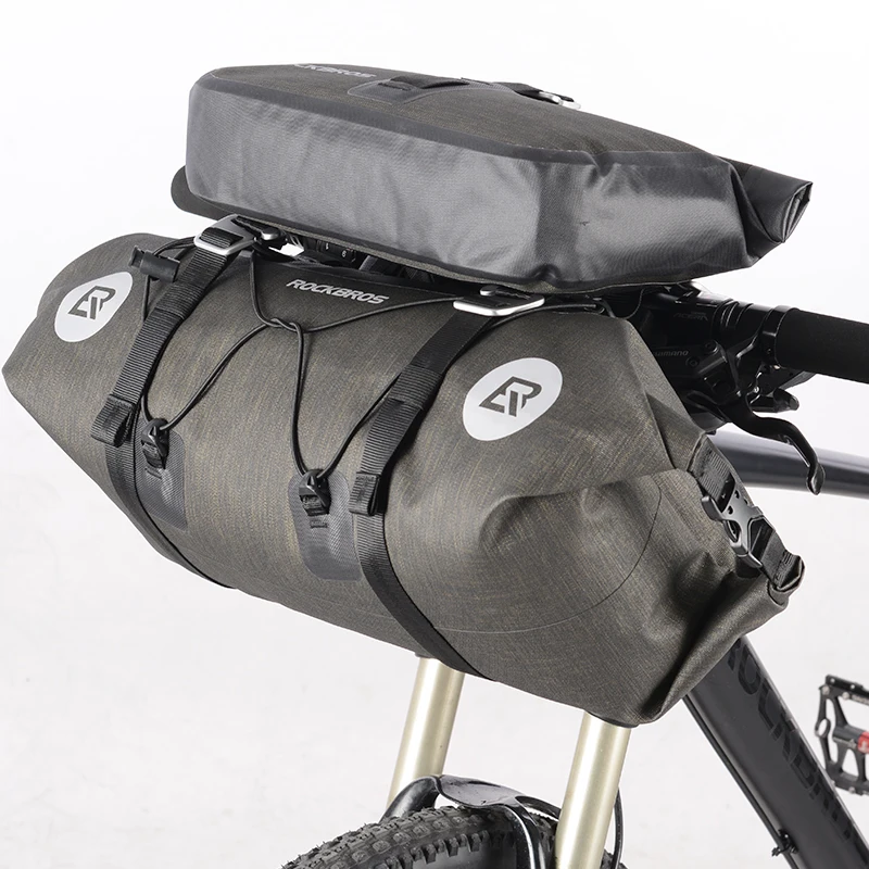 RockBros Rainproof Cycling Bag Mountain Road Bike Nylon Handlebar Front Frame Tube Saddle Bicycle Accessories | Спорт и развлечения