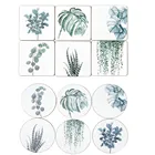 Подставка под чашку из растительного дерева, нескользящий коврик с подогревом, подставки под кофе, чай, напитки, фирменный коврик, подставки, 1 шт.