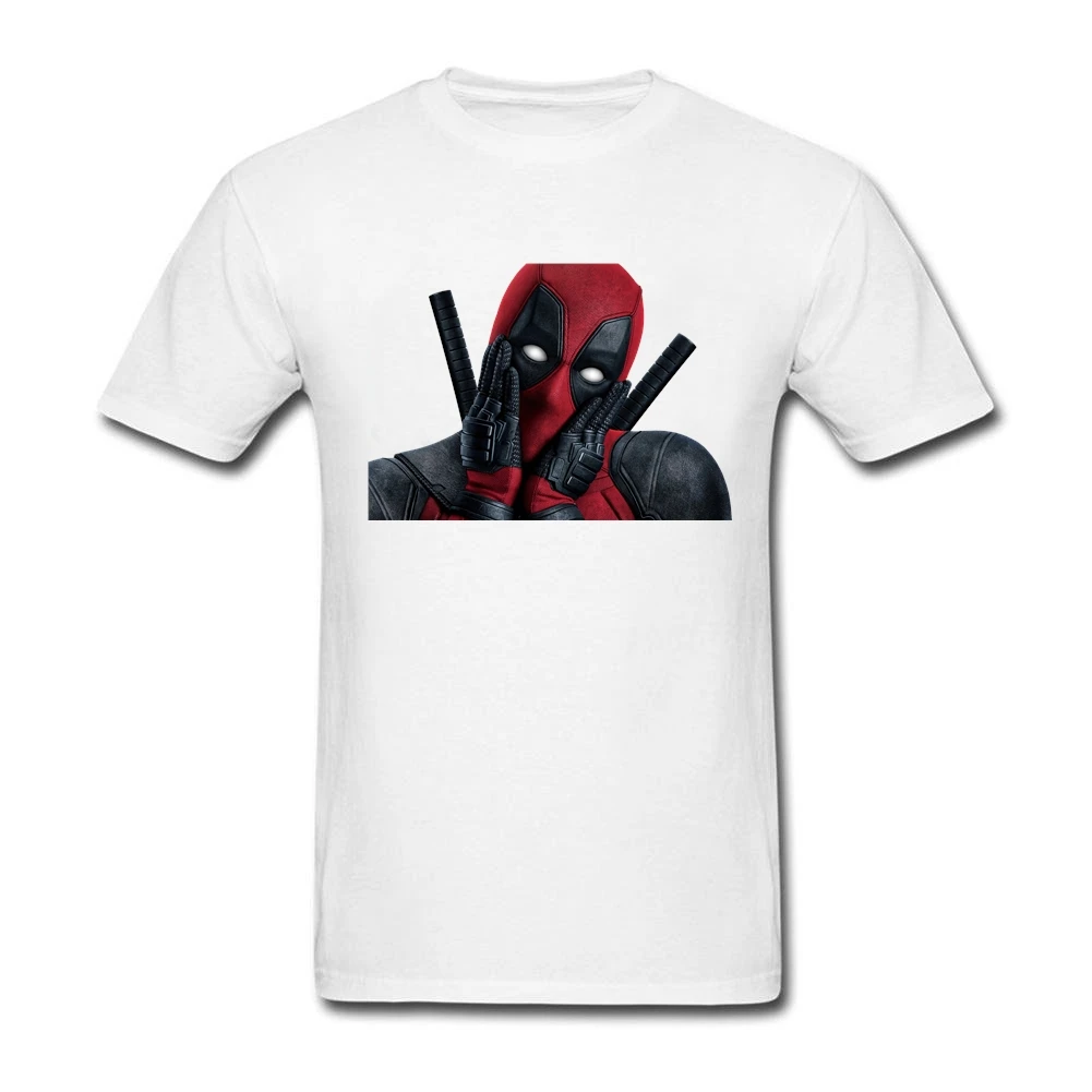 Deadpool T Shirt Men Summer Round Neck Cheap Tees Adult New Coming Oversize Tops Printed Custom Made Loose Teenboys Tee | Мужская одежда