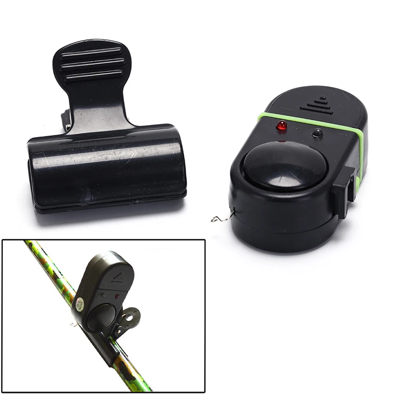 

NEW Hot Selling Electronic Bite Fish Alarm Bell Fishing Rod Pole W/ LED light