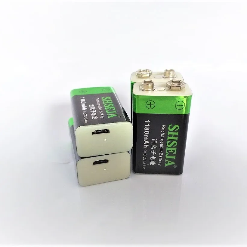 9V 1180mWh литий li-po литий-ионная аккумуляторная батарея