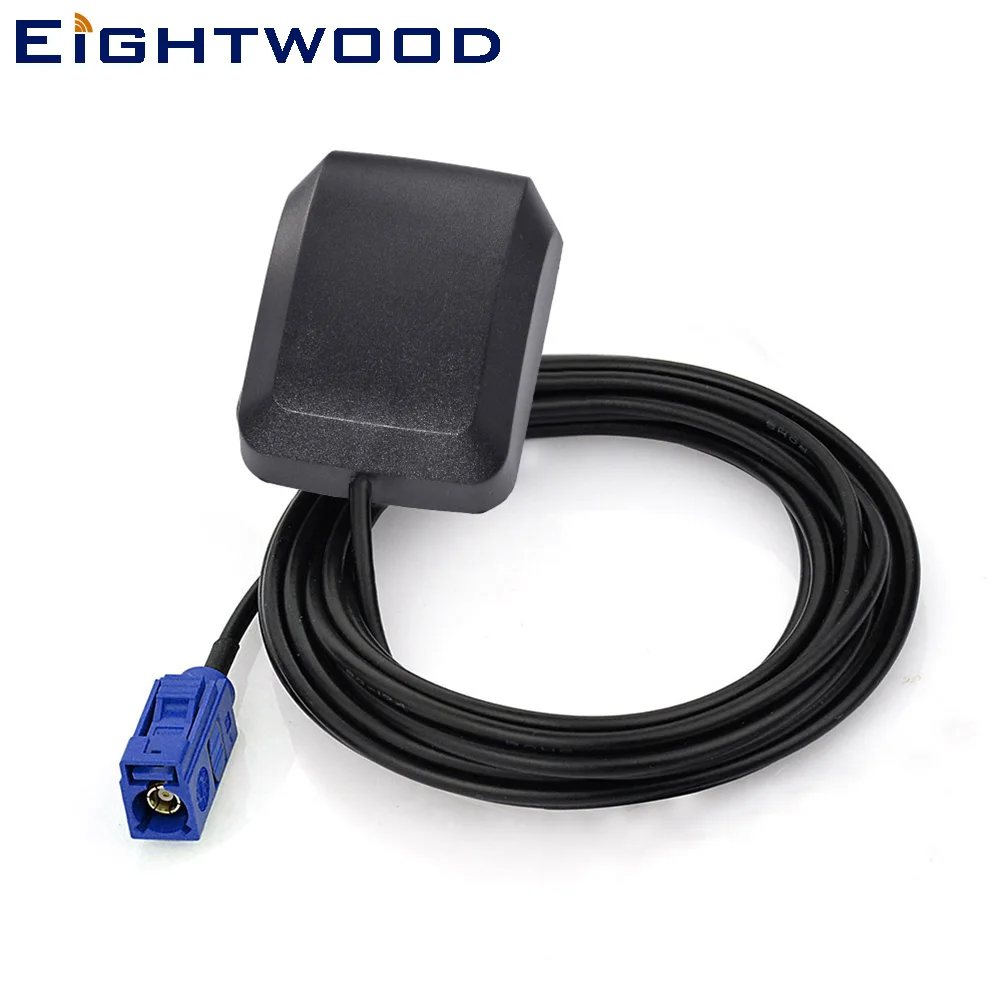 Eightwood 1575 42 МГц ± 3 GPS активная антенна Aerial GA05 3M Кабель Fakra C синий разъем для RNS2 MFD3 RNS510