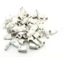 Новые 6 цветов 100x RJ45 Cat6 Cat5E вилки Ethernet сетевой кабель натяжения сапоги RJ45 Вилки гнездо загрузки шапки RJ-45 разъем
