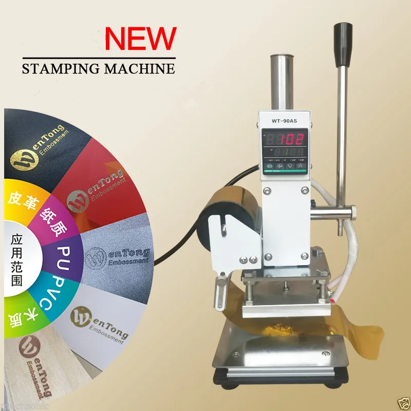 Manual Digital Hot Foil Stamping Machine Wooden Bronzing machine 8*10cm | Инструменты
