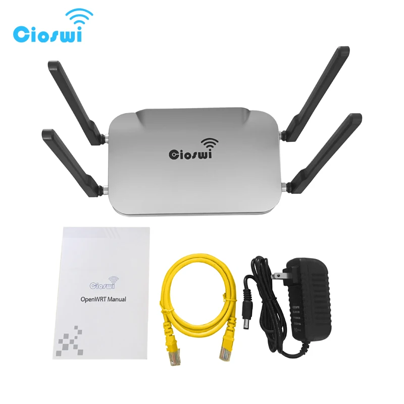 WR346 Gigabit WiFi Router 802.11AC Genuine 1200Mbps Dual Band 512MB DDR3 MT7621 5DBi External Antennas Strong Signal For Office