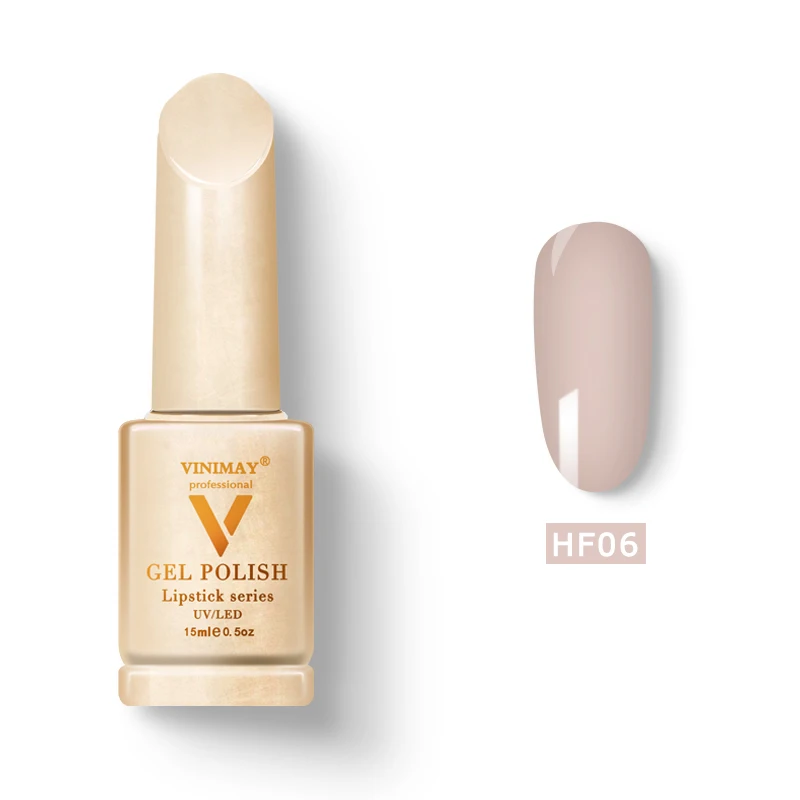 HF06 VINIMAY Франция гель лак для ногтей vernis полуперманентный УФ замочить от Гель-лак для нейл-арта праймер маникюр ногтей гель Lacque - Цвет: HF06