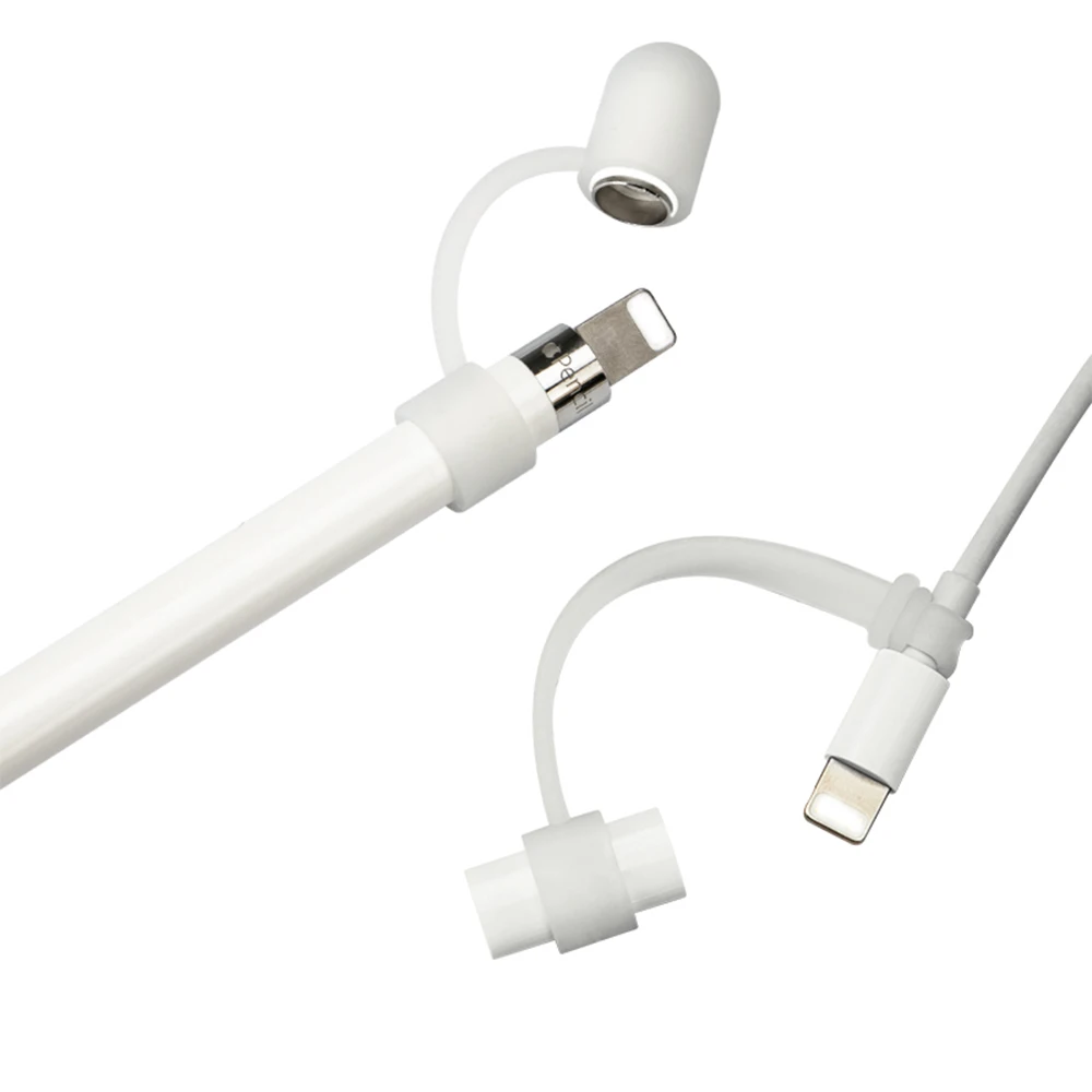 Чехол WOW с защитой от потери для Apple Pencil мягкий силиконовый защитный чехол