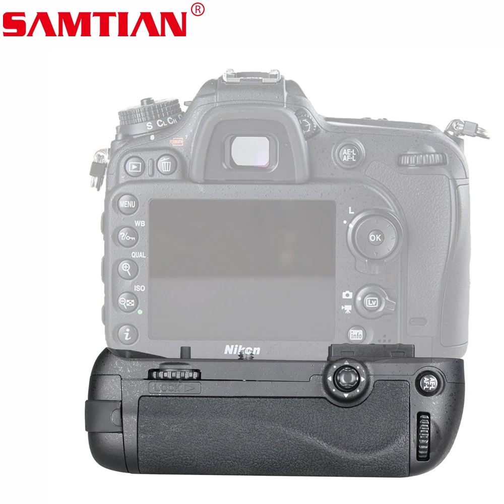 SAMTIAN Камера Вертикальная Батарейная ручка держатель для NIKON D7100 D7200 DSLR камера работает с EN-EL15 батареей