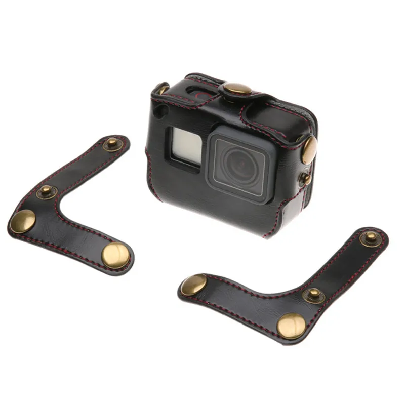 Чехол для Go Pro Hero 7 6 5 защитная сумка из искусственной кожи нагрудный ремень