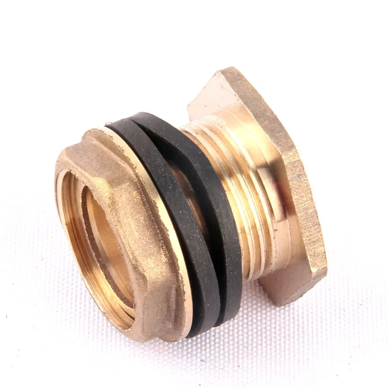 

1pcs NuoNuoWell Copper 3/4"(25mm) Waterproof Hose Pipe Connector for Aquarium Fish Tank Joint Water Tank Pipe Adapter Parts