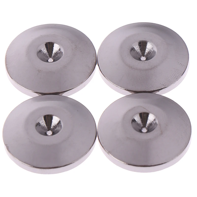 4pcs Speaker Balck Desk Feet Base Shoes For Pad Pro Stainless Steel CD Amplifier Isolation HiFi Floor Stand Spike | Электроника