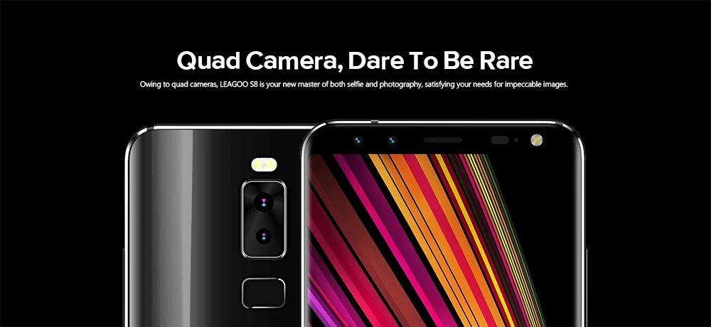 LEAGOO S8 смартфон 5,72 ''HD+ ips 1440*720 экран Android 7,0 MTK6750 Восьмиядерный 3 ГБ+ 32 ГБ четырехъядерный камера отпечаток пальца 4G мобильный телефон