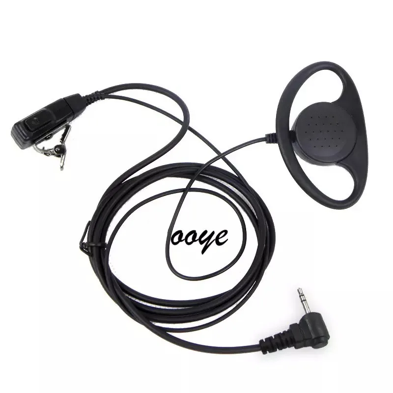 D форма наушников 2 5 мм для motorola T5428 T5720 T5728 6200c talkabout TYT TH2R TH3R Hytera t320 tc310c и т. Д. walkie talkie