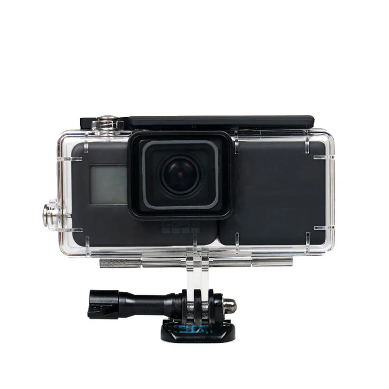 Черная дополнительная батарея для GoPro Hero 5 6 7 + водонепроницаемый корпус каркас