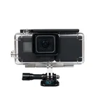 Черная дополнительная батарея для GoPro Hero 5 6 7 + водонепроницаемый корпус каркас защитная рамка для GoPro 7 6 5 Аксессуары